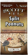 Wild Bird Seed, Peanuts Split No Shell , 8 Lbs Bag, Great Source of Protein and