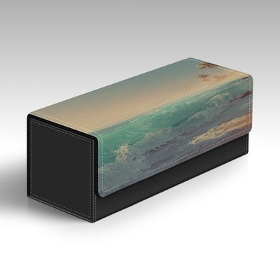 MTG Storage Box | Summer Coastline Themed TCG Box Holds 600+ Cards | Unofficial