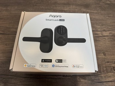 Aqara Smart Lock U300 Fingerprint Keypad Black, Alexa/HomeKit/Google NEW SEALED