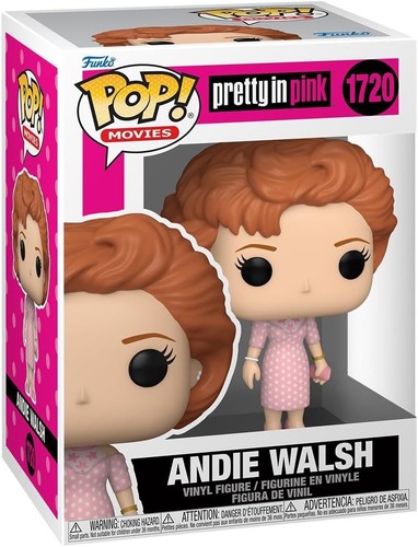 2 X Funko Pop! Figuras de vinilo Pretty In Pink Andie Walsh Duckie Dale de películas - Imagen 2 de 5