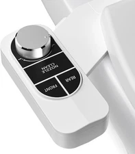 SAMODRA Non-Electric Bidet - Self Cleaning Dual Nozzle (Frontal and Rear Wash) F