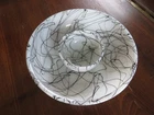 VINTAGE HAZEL ATLAS-1960s ATOMIC BLACK DRIZZLE STRING SERVER PIECES