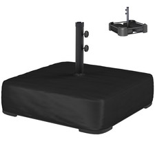 Outsunny Garden Parasol Base 80 kg Sand Filled 48 mm Poles