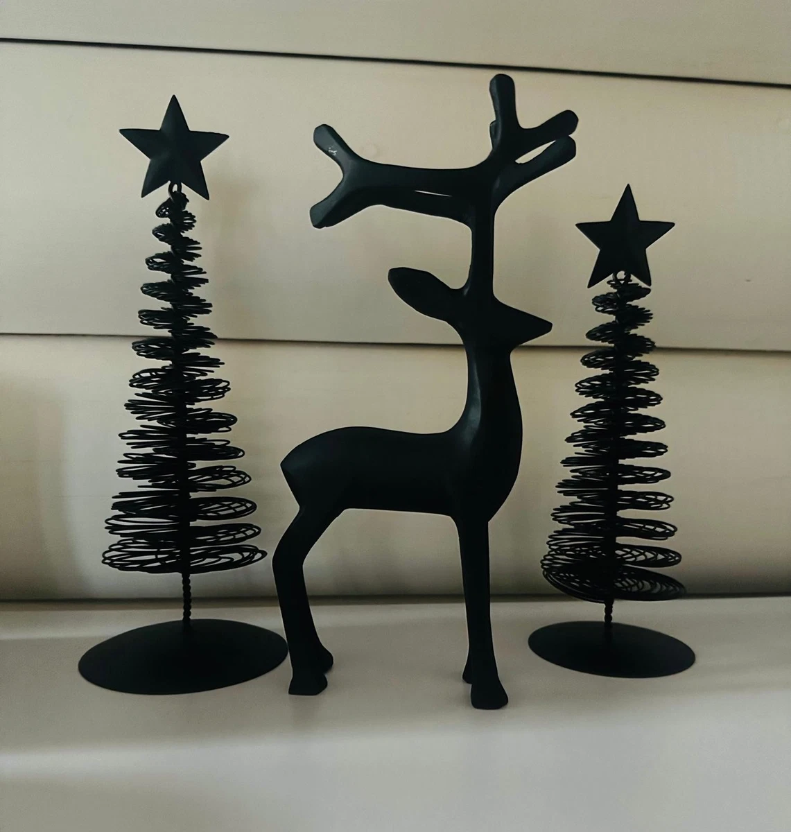Produktbild von Freistehende Weihnachtsdekoration PELLO Rentier 126 Cm Gold