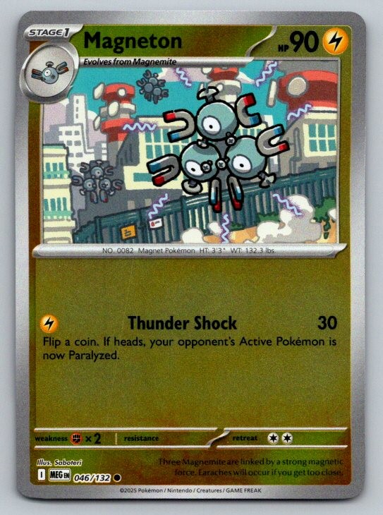 Magneton ME01: Mega Evolution 046/132 NM Reverse Holo