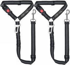 Dog Car Headrest Seat Belt 2 Pack for Pet Dogs Safety Harness Travel Accessories