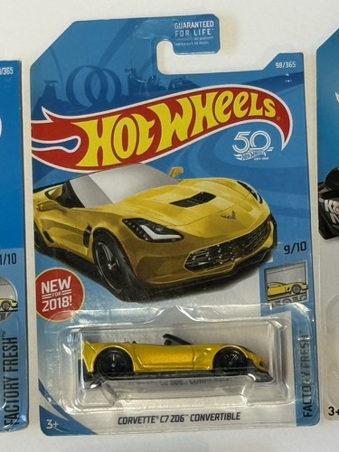 HOT WHEELS LOT (10) Chevrolet Corvettes - C7.R C7 Z06 ZR1 C6 Stingray ‘69 & ‘67 - Picture 4 of 12