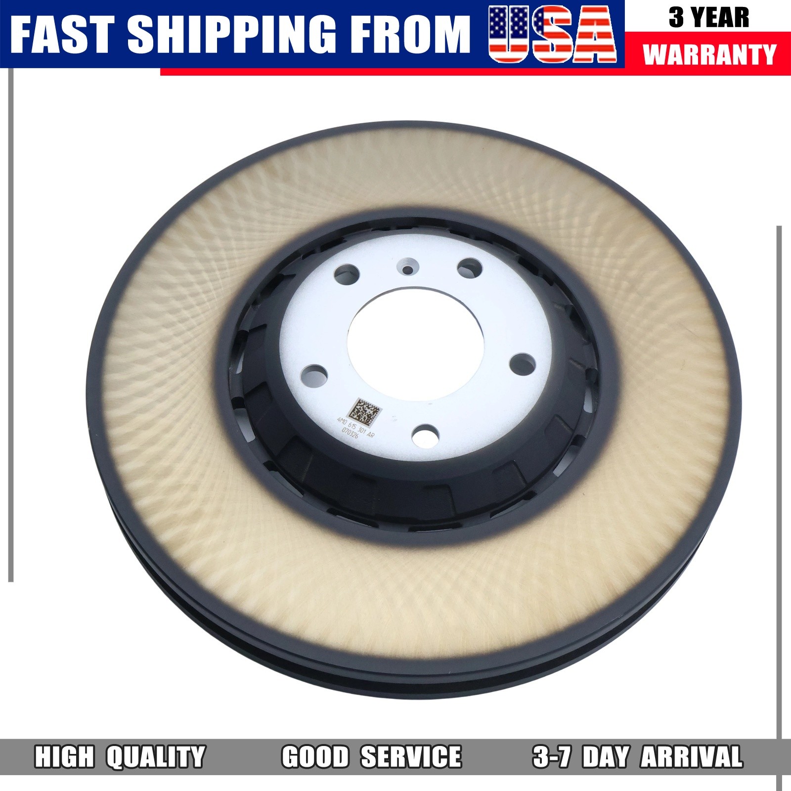 Bentley Bentayga Speed 2016-2023 Front Right Brake discs 4 pcs P/N 4M0615601N
