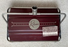 Vintage "BISSELL RELIANCE" TEPPICHKEHRMASCHINE und Original Anleitung