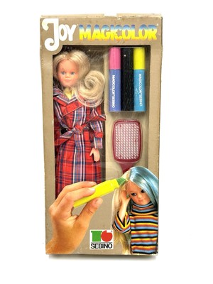 BELLA JOY BELLAJOY MAGICOLOR SEBINO DOLL VINTAGE 70er New Old Stock NIB RD