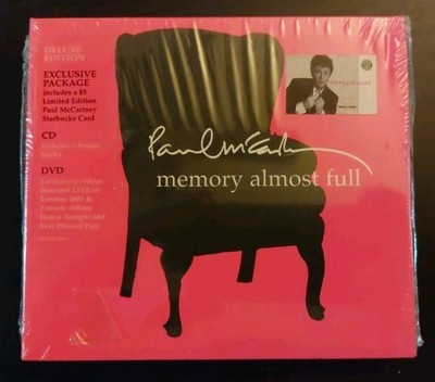 Paul McCartney Memory Almost Full 2007 MPL Starbucks Deluxe Edition CDDVD SEALED