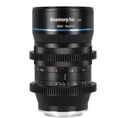 SIRUI 35mm Anamorphic F1.8 1.33× M4/3 SIRUI 35mm F1.8 1.33x Anamorphic Lens APS-C Film Lens for M4/3 M43