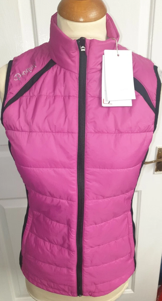 Womens Proquip Lucy Therma Tour Quilted Gilet Bodywarmer Size XS 8