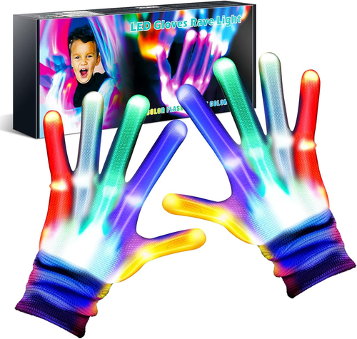Easter Basket Stuffers Toys for Ages 2-4 5-7, Light up Led Gloves Boys Toys Age - Picture 12 of 13