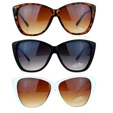 SA106 Oversize Womens Cat Eye Butterfly Diva Chic Sunglasses