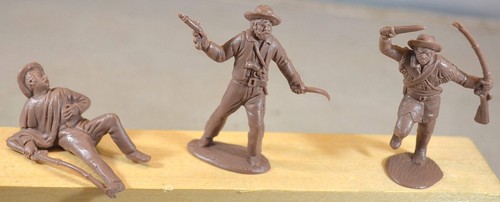 Juguete Clásico Soldados Alamo Texans Frontiersmen Marrón - Imagen 5 de 5