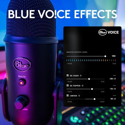 Logitech for Creators Blue Yeti Game Streaming Kit with Yeti USB Gaming Mic S... - Picture 5 of 9