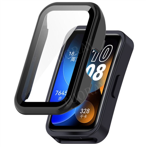 Do Huawei Band 10 9 8 NFC Case Szkło hartowane Ochrona ekranu PC Twarda powłoka - Zdjęcie 32 z 79