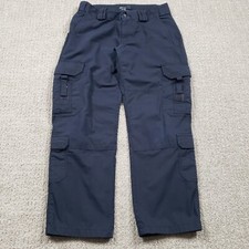 5.11 Tactical Pants Womens 14 Navy Blue Cargo Taclite Pro Ripstop 34x30 Workwear