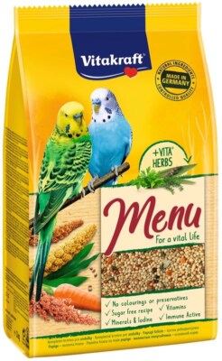 4008239181022 VITAKRAFT Menu Vital - Futter für Wellensittiche - 1 kg Vitakraft