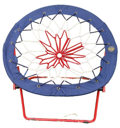 Foldable Portable Black Hexagon Folding Bungee Chair Perfect For Dorm - View #5