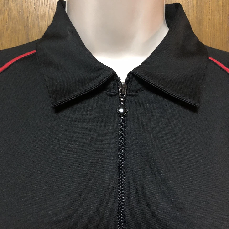 Vestido Tenis GOLF Manga Corta EP PRO Talla M TOUR TECH 1/4 CREMALLERA NEGRO/ROJO Z22 Foto 2 de 4