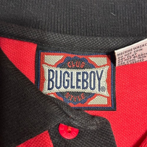 Vintage Bugle Boy Club Style Youth Polo Shirt Long Sleeve Collared Pullover Sz S - Picture 4 of 8