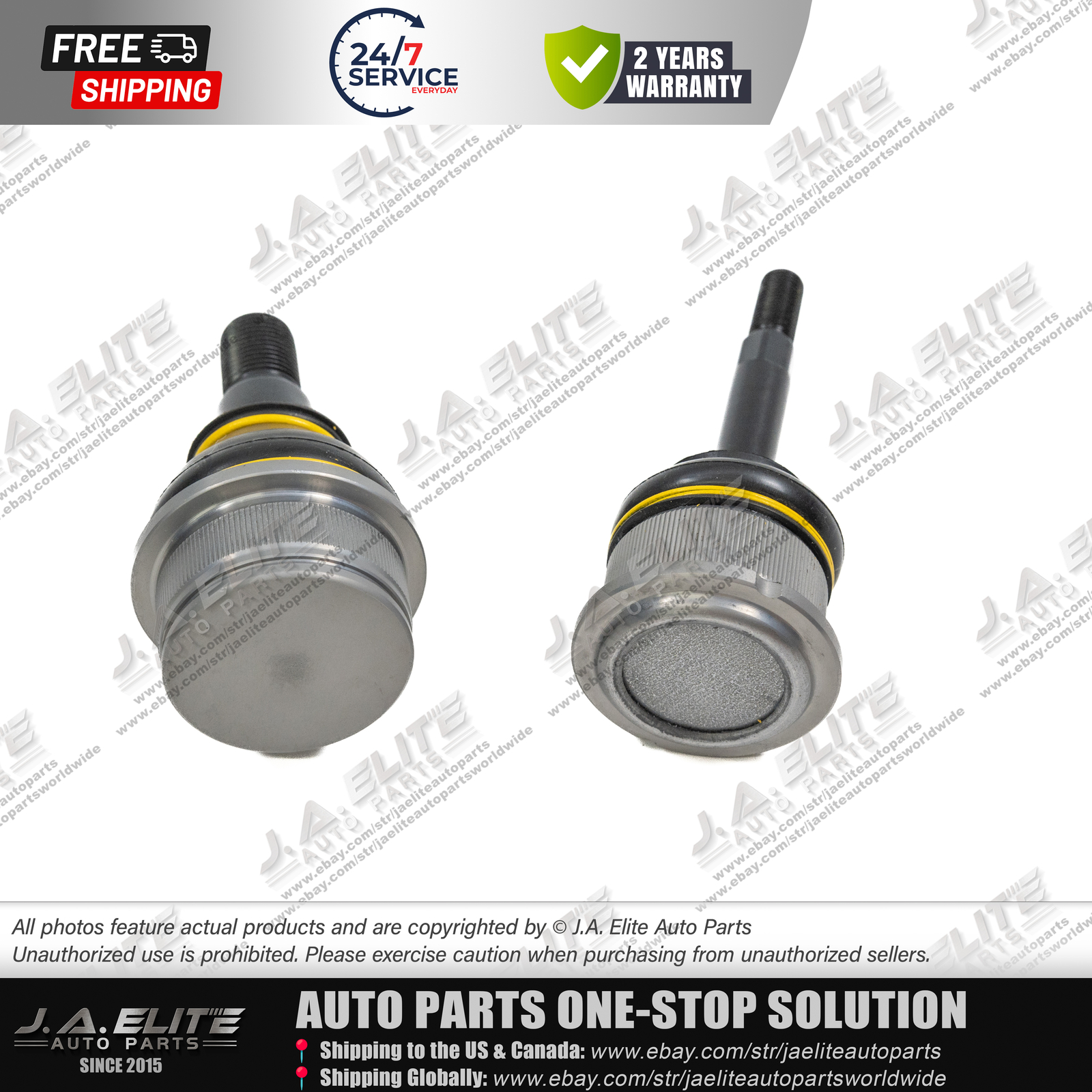 2pcs Front Knuckle Ball Joint for Rolls-Royce Phantom 31120414733,31216774835