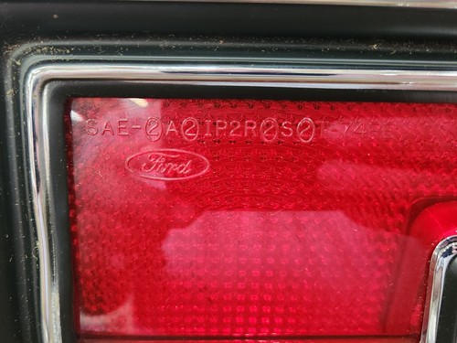 NOS OEM Ford 1974 1975 1976 Torino Tail Light Chrome Bezel Lens RH D4OZ-13404-G - Picture 4 of 24