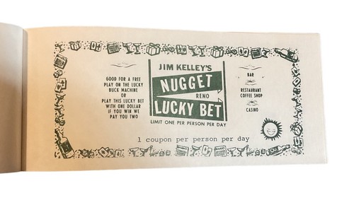 Reno Funtastic Funbook Various Casino Coupons Sands Carson Horseshoe c1970s A1 - Picture 7 of 12