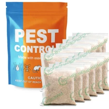 Pest Control Pouches 12 Pcs – Peppermint Rodent & Mouse Repellent for Indoor Use