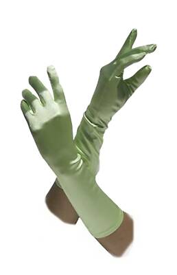 Gravity Threads Satin Opera Gloves Above the Elbow 14.7 inches
