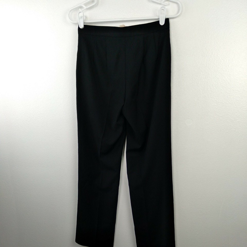 J. Crew Dress Pants Women's Size 0 Black Work Career Straight 26x27
