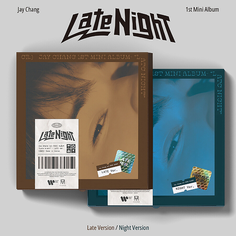 JAY CHANG [LATE NIGHT] 1st Mini Album CD+Photo Book+2 Photo Card+