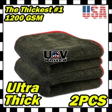 Plush Thick Microfiber Towel Cleaning Cloth Rag Car Wash Polishing Detailing U