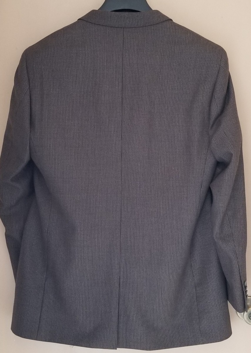 SINIO 2-Button Single Vented Lined Olive 100% Wool Jacket