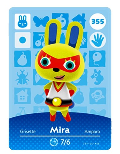 Animal Crossing amiibo Card: Skye 272 Series 3 Wolf New Horizons