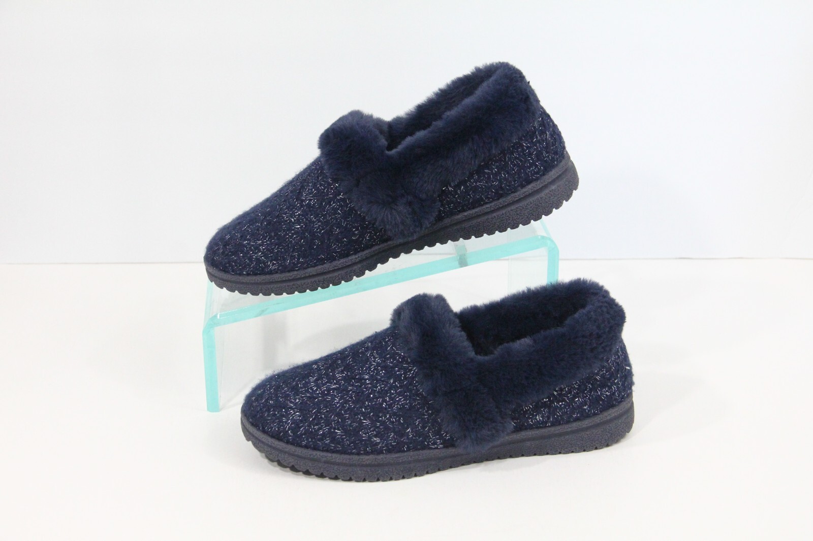 SAOLA Pantofole Skechers slip on donna interno esterno suola 7 5 foderate pelliccia sintetica accoglienti