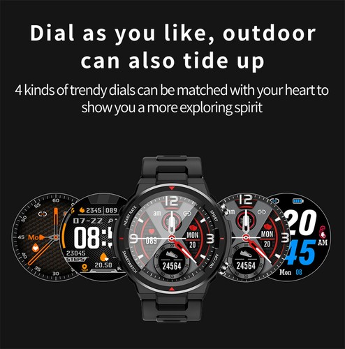 Men Outdoor Sports Watches Bluetooth Wristwatch Waterproof Multi Sport Tracker - Picture 4 of 15