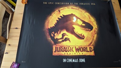 JURASSIC WORLD DOMINION UK QUAD CINEMA POSTER (2022)