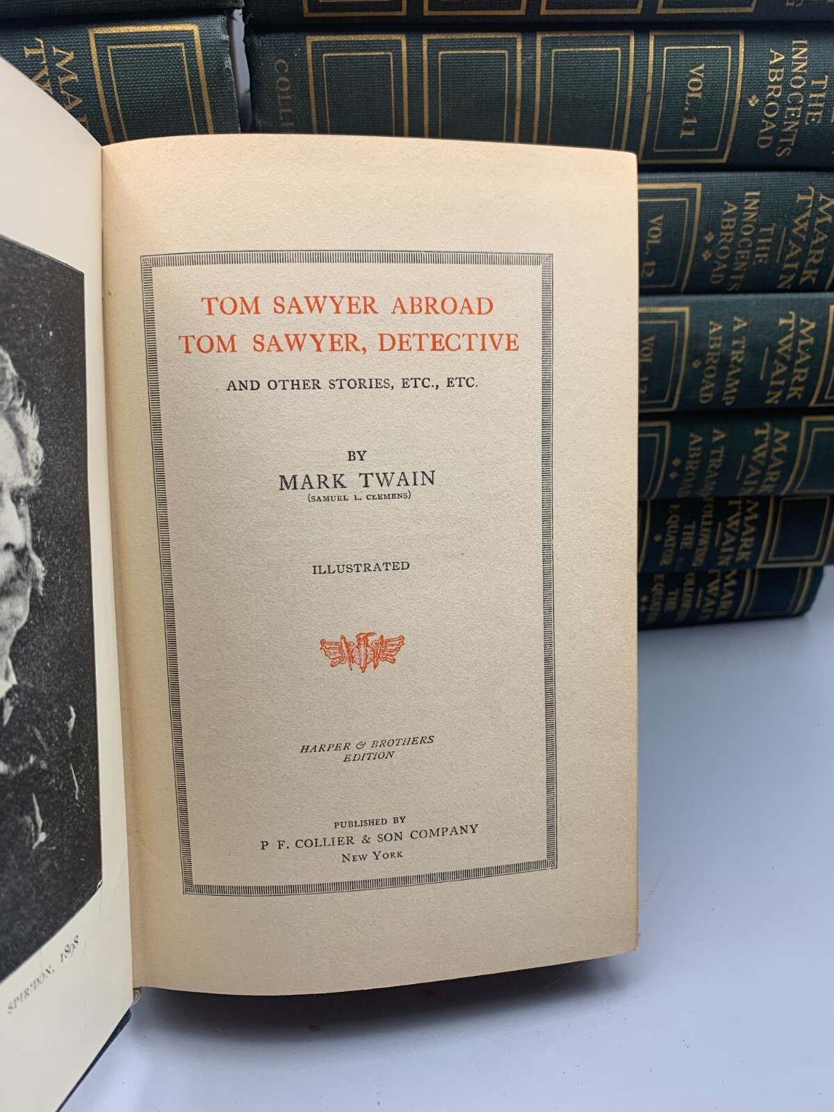 Collier Authorized Uniform Edition Works of Mark Twain 25 Vols