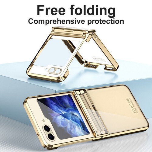 Housse de téléphone portable pour Samsung Galaxy Z Flip6 Flip5 Flip7 charnière antichoc étui rigide - Photo 2 sur 17
