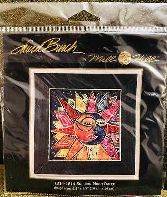 NEW Laurel Burch By Mill HIll ''Sun and Moon Dance'' Beaded Cross Stitch DIY Kit 
