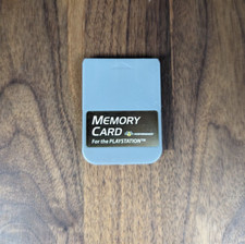 PERFORMANCE Gray Playstation PS1 1MB Memory Card TESTED  WORKING