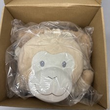 H H Hapii Home Brown Monkey Baby Diaper Stacker, Hanging Storage Organizer New