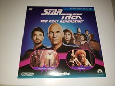 STAR TREK THE NEXT GENERATION Episodes 65  66 LaserDisc Laser Video Disc
