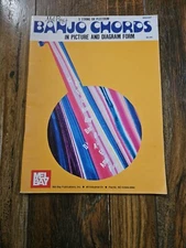 VTG 1973 Mel Bay's Banjo Chords in Picture and Diagram Form 5 String or Plectrum
