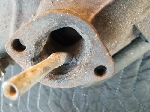BMW E10 2002 E21 320 OEM Stainless Thermal Reactor Smog Exhaust Manifold '74-78 - Picture 5 of 11