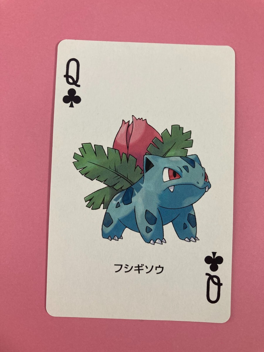 Ivysaur pokemon Playing Poker Card Leaf green Venusaur Nintendo