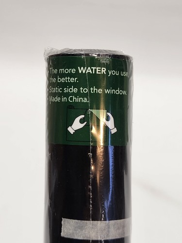 Película para ventana Total Blackout 44,5x200 cm 100 % bloqueo de luz vidrio aplicación de agua - Imagen 9 de 12